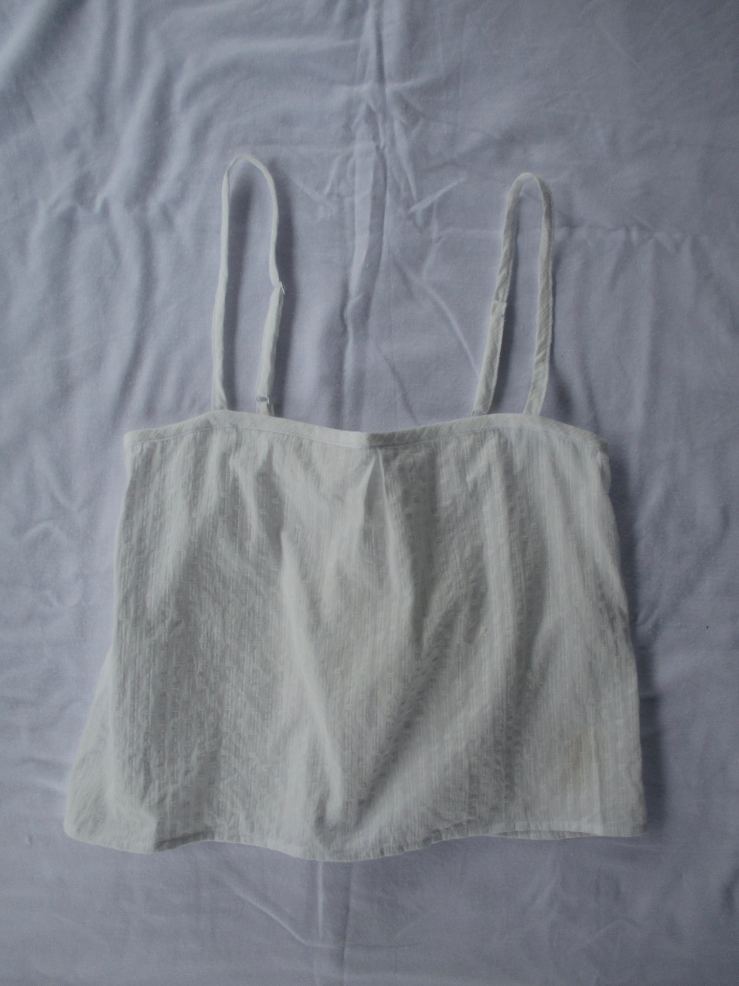 The Tie Top - White Daisy