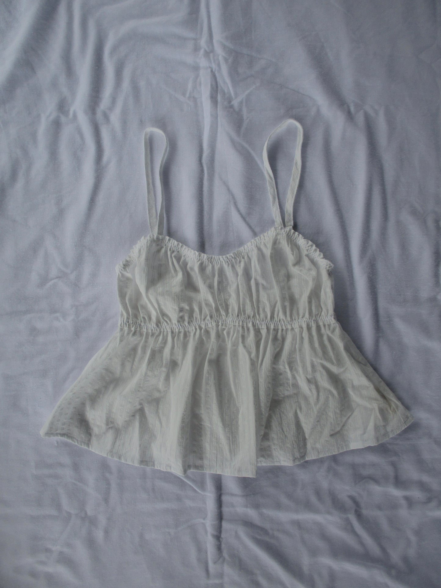 The Baby Doll Top - White Daisy