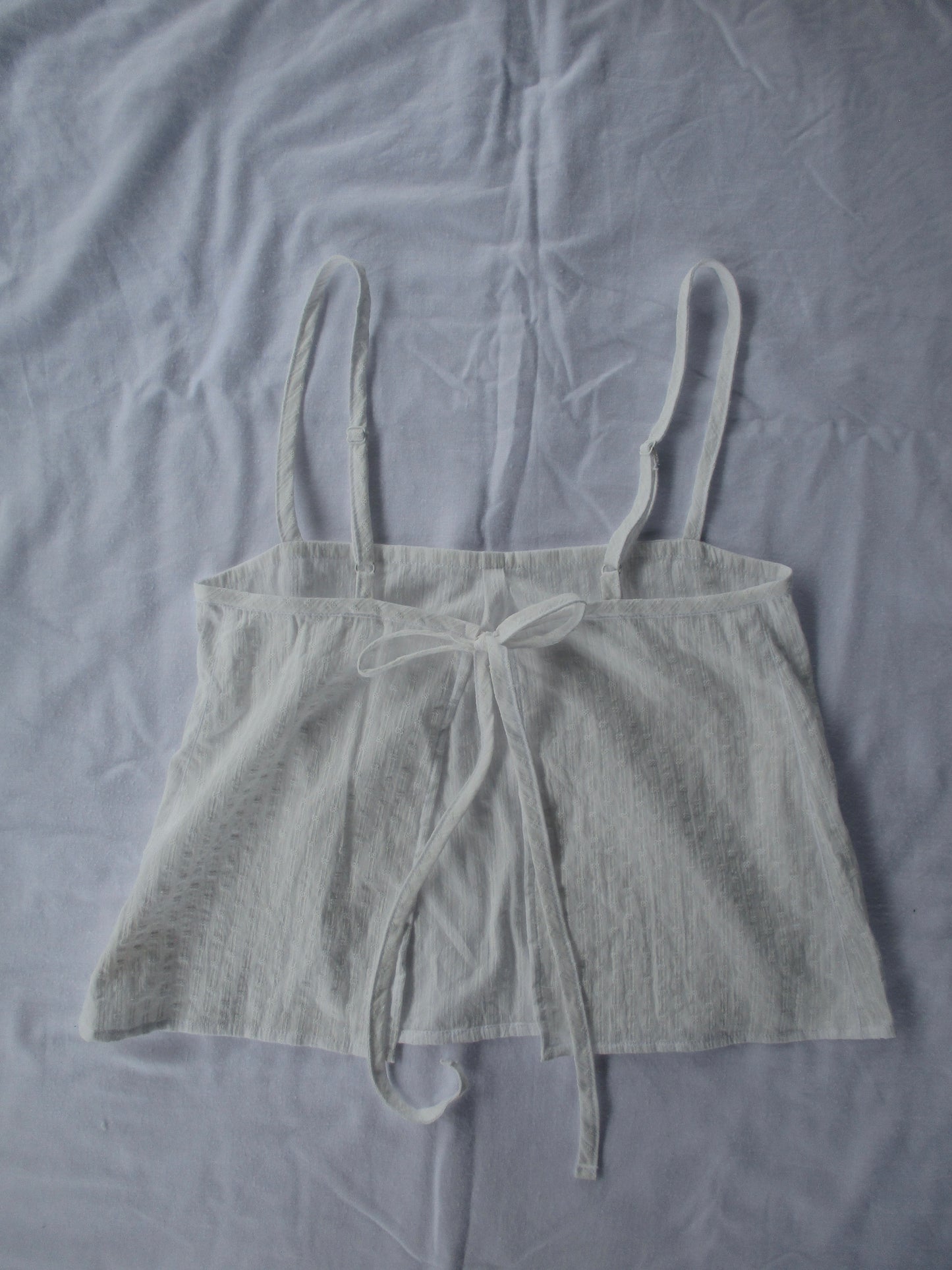 The Tie Top - White Daisy