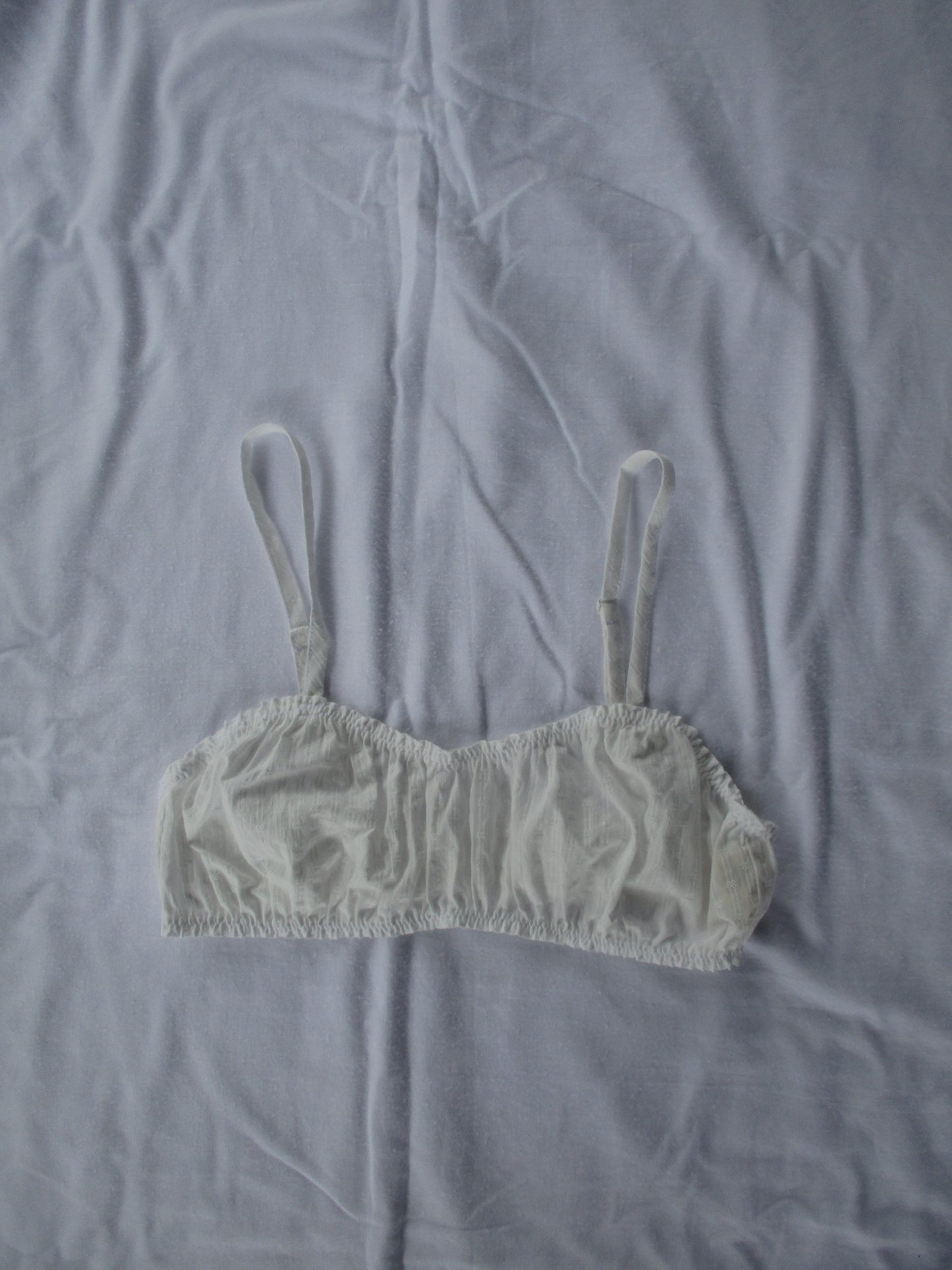The Ruffle Bralette - White Daisy