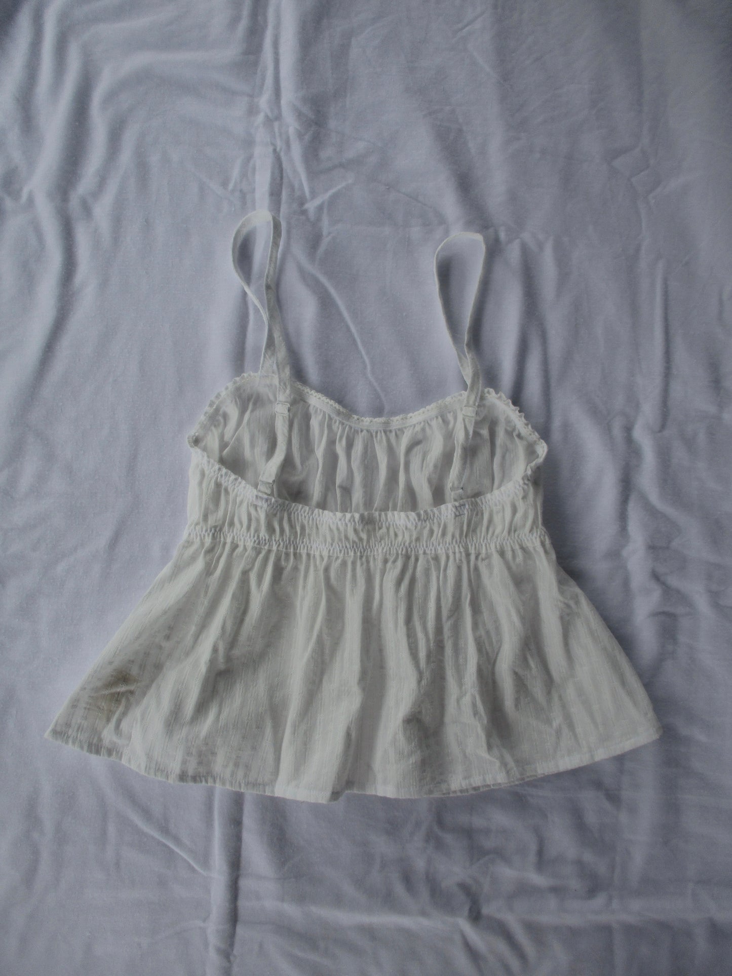 The Baby Doll Top - White Daisy
