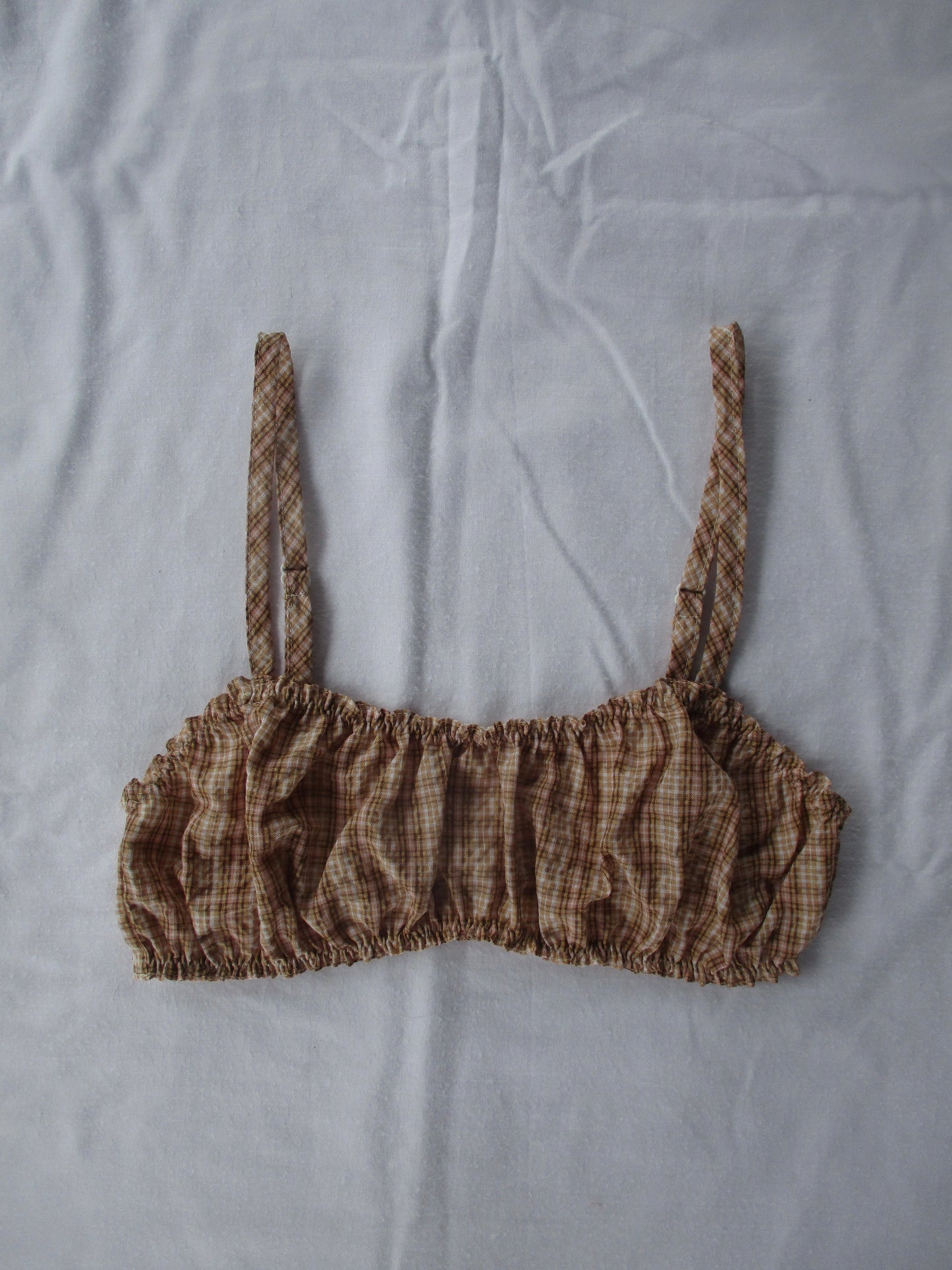 The Ruffle Bralette - Peaches