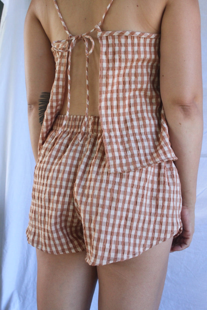 The Lounge Short - Chestnut